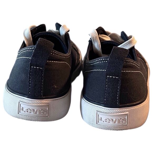 Levi's Kids Anikin C CVS  Durable Canvas NAVY BLUE Lowtop Unisex Sneaker Shoe 7M - Picture 4 of 13